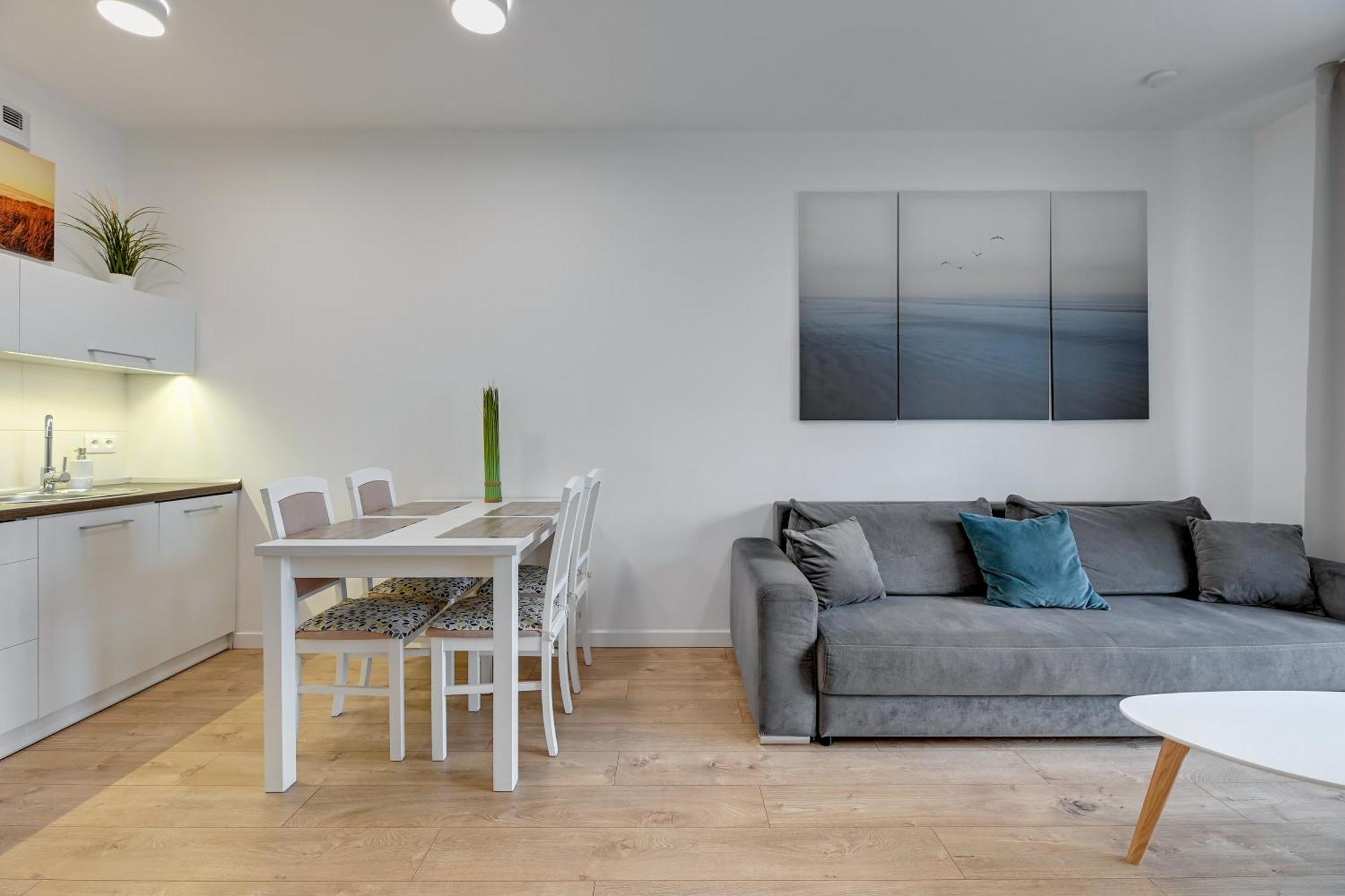 Apartament Nadmorskie Spektrum & Parking Gdaňsk Exteriér fotografie