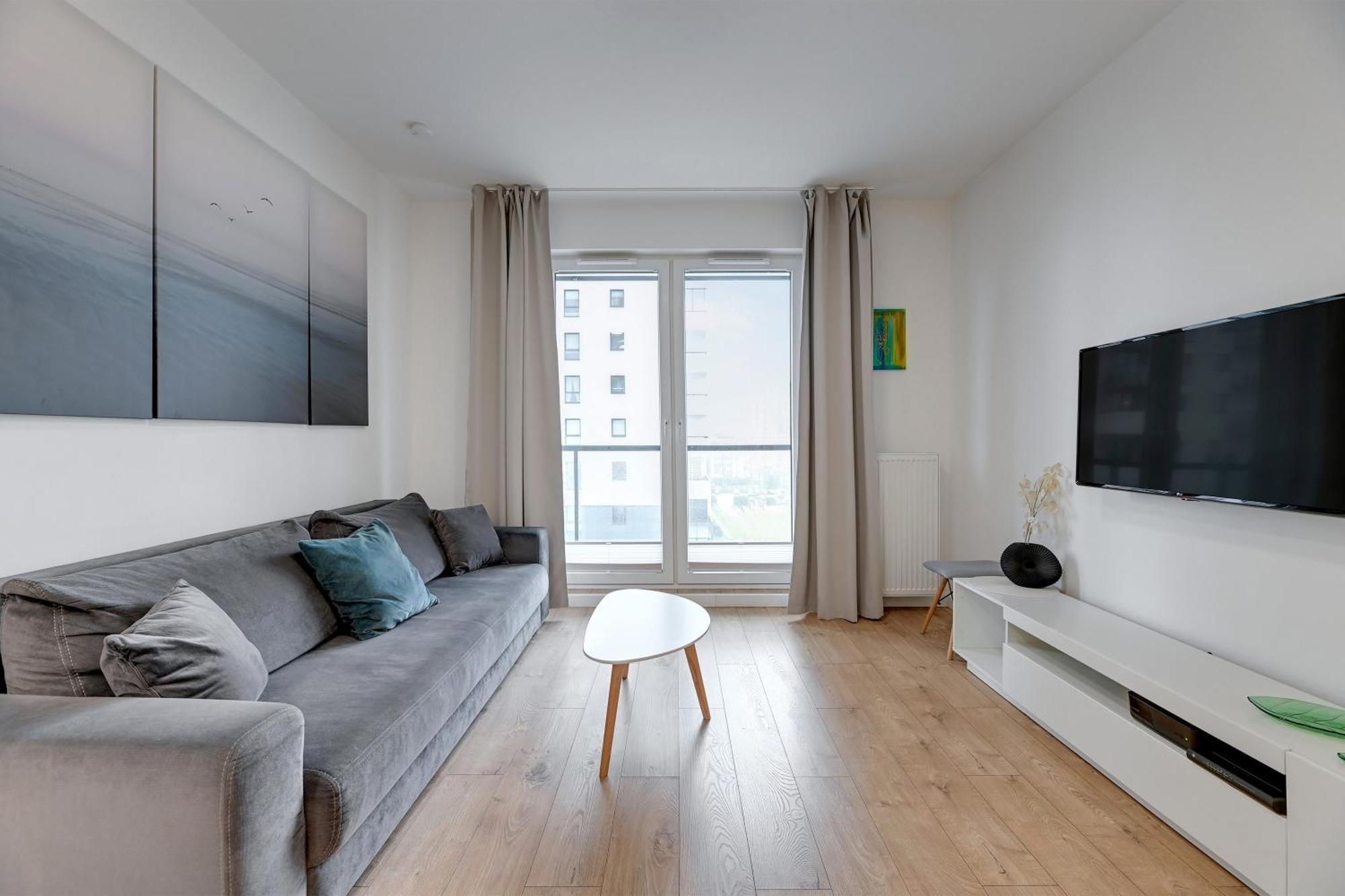 Apartament Nadmorskie Spektrum & Parking Gdaňsk Exteriér fotografie