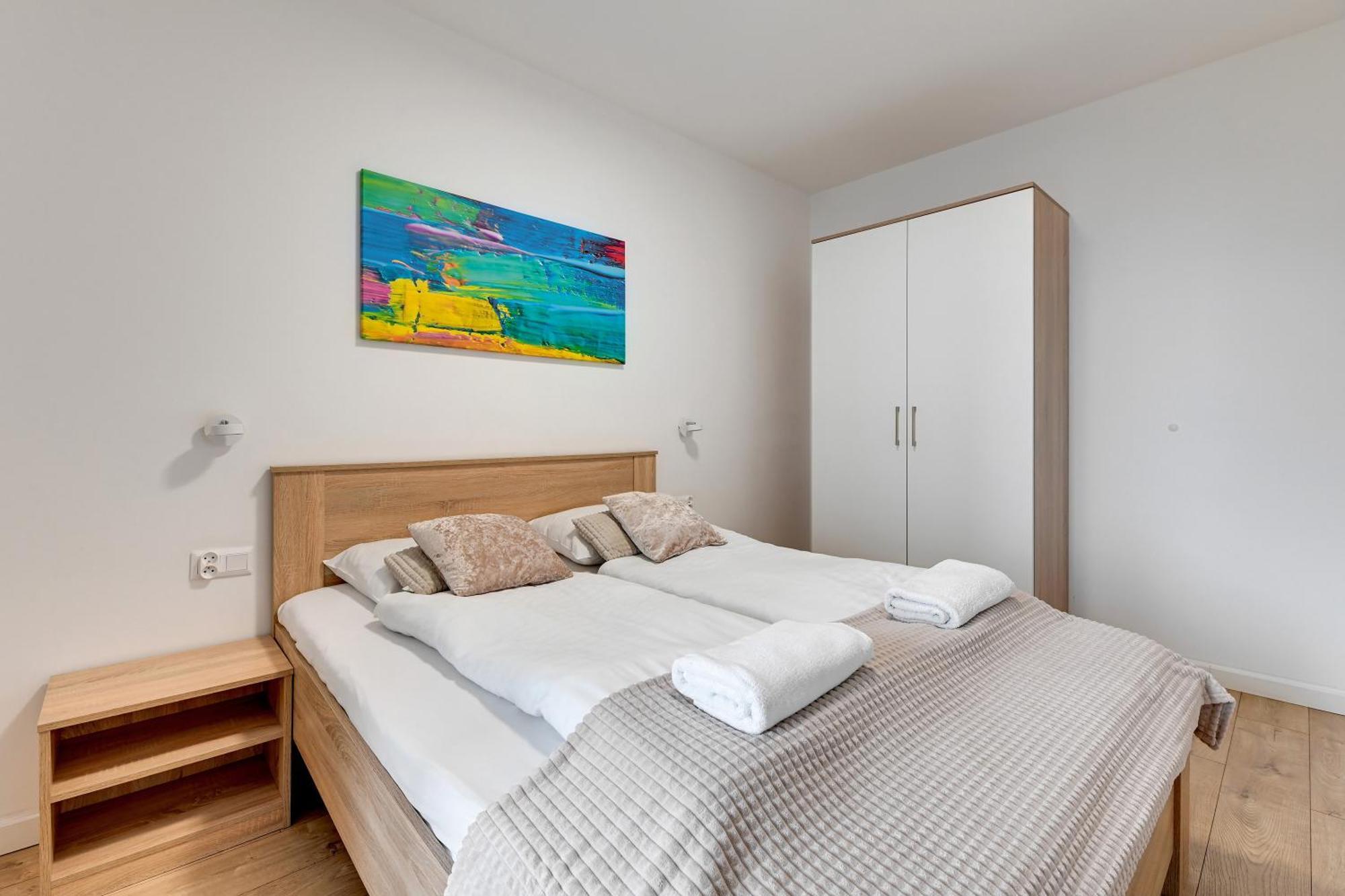Apartament Nadmorskie Spektrum & Parking Gdaňsk Exteriér fotografie