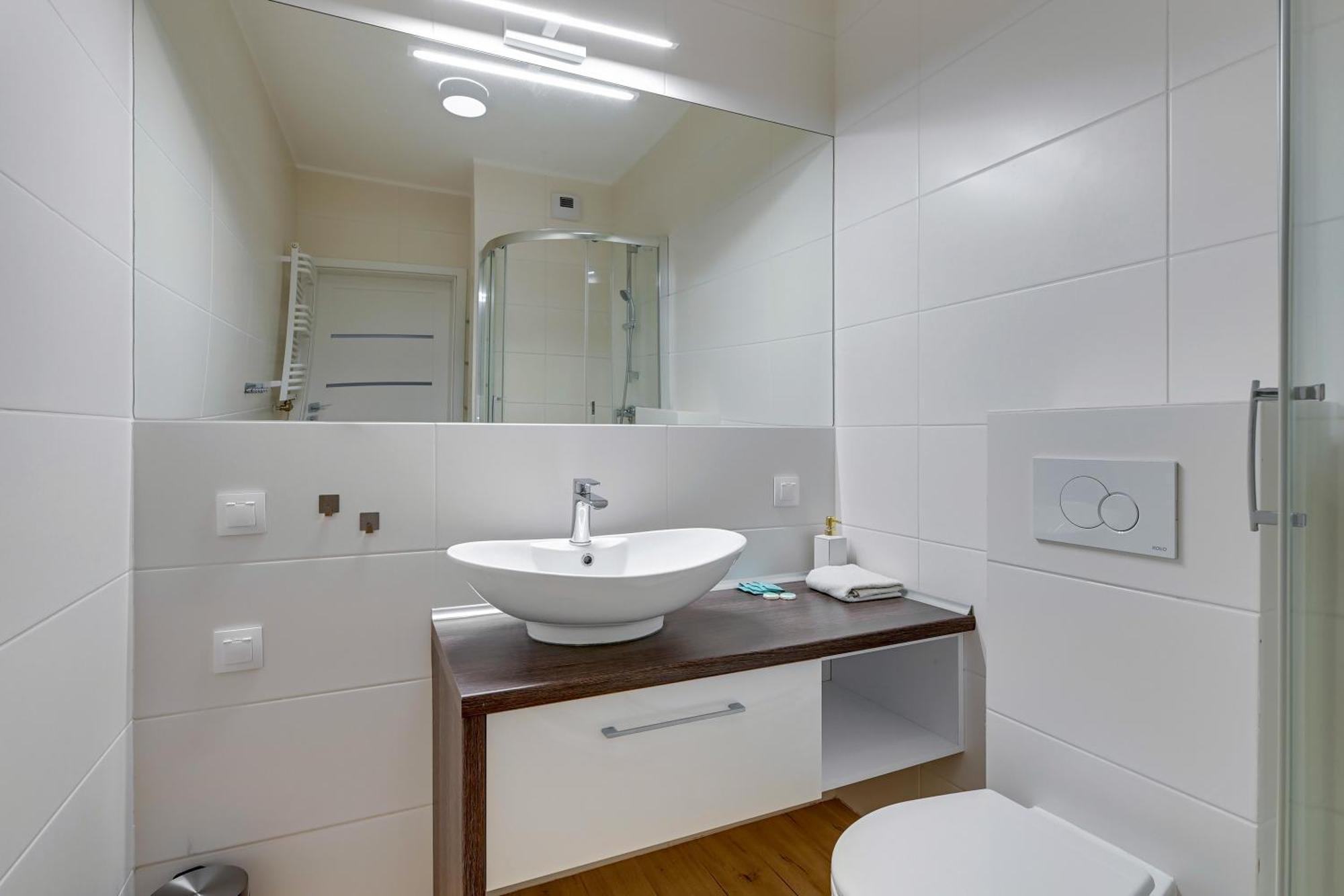 Apartament Nadmorskie Spektrum & Parking Gdaňsk Exteriér fotografie