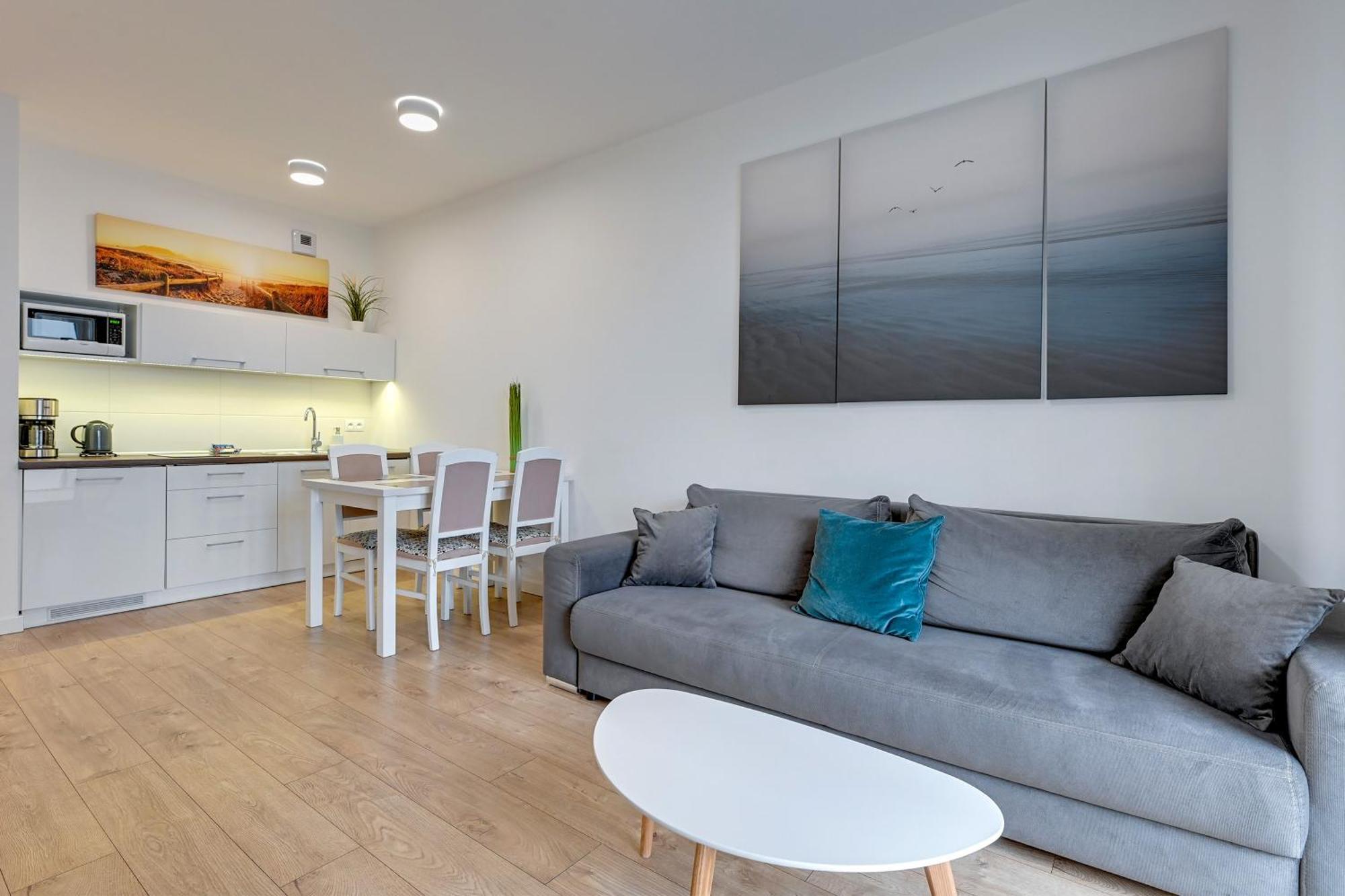 Apartament Nadmorskie Spektrum & Parking Gdaňsk Exteriér fotografie