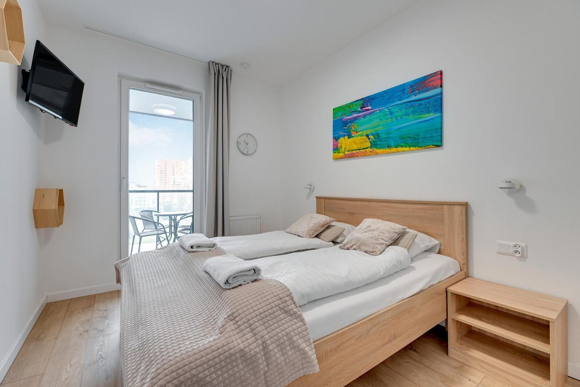 Apartament Nadmorskie Spektrum & Parking Gdaňsk Exteriér fotografie